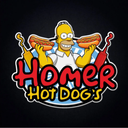 HOMER HOT DOG'S  - logo
