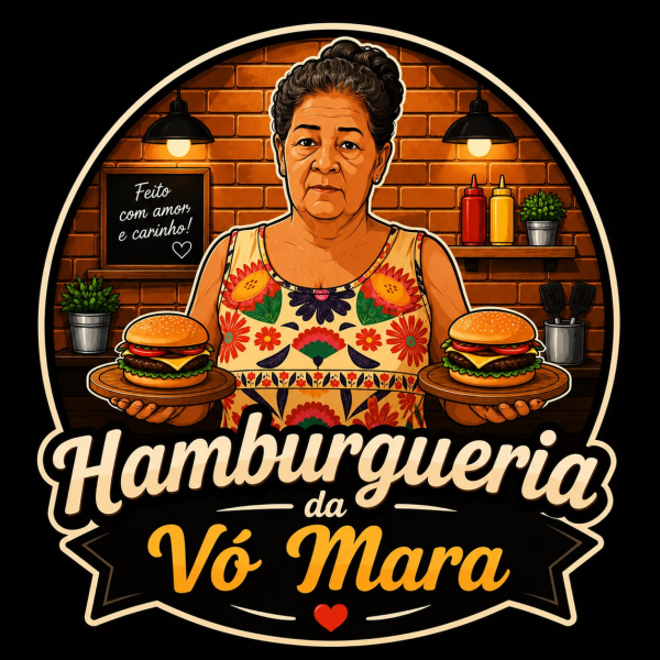 Hamburgueria da Vó Mara - logo