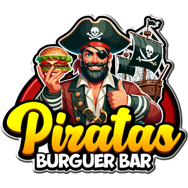 Piratas burguer bar  - logo