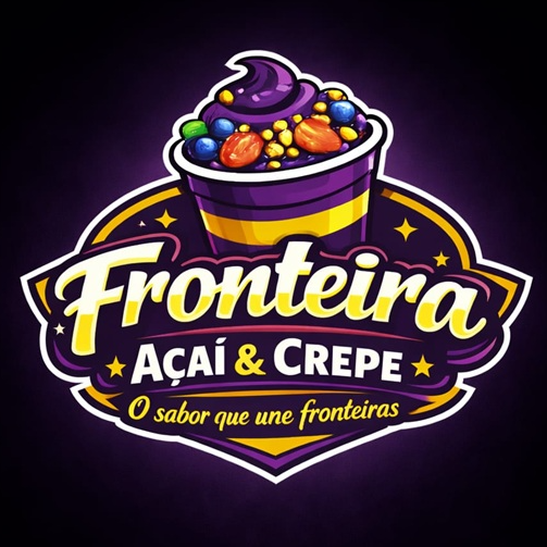 Fronteira Açaí e Crepe - logo