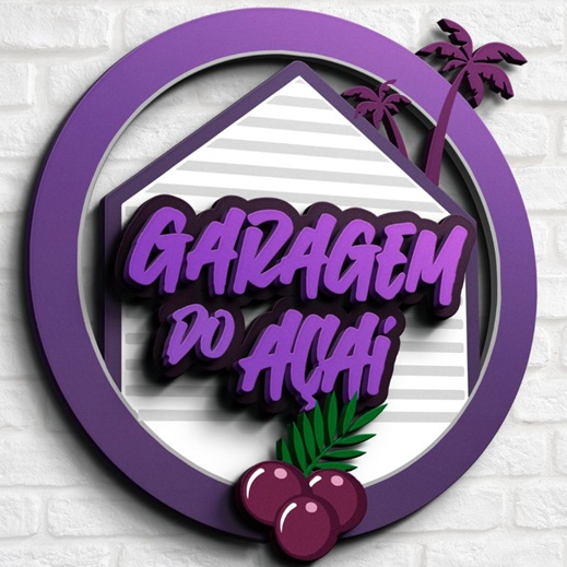 Garagem do açaí - logo