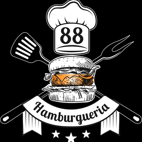 88 Hamburgueria - logo