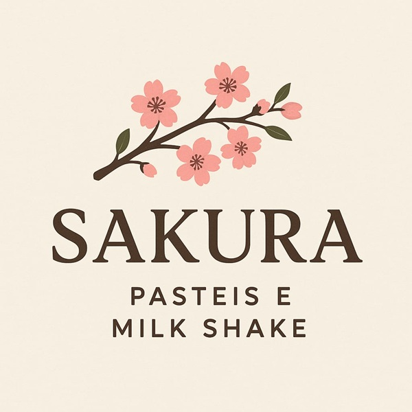 Sakura Pasteis e Milk-Shake - logo