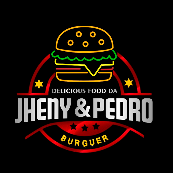 Jheny & Pedro burguer - logo