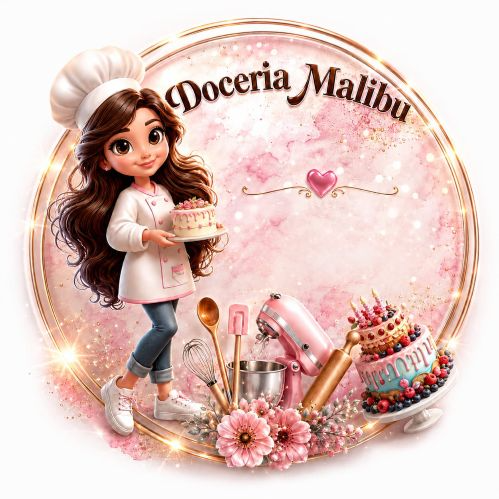 Doceria Malibu  - logo