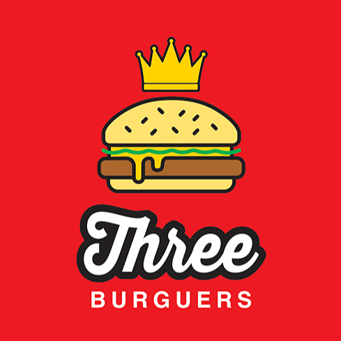 Three Burguers  - logo