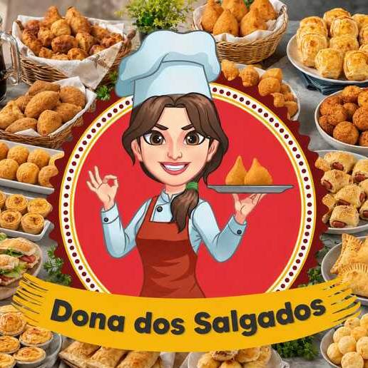 Dona dos salgados  - logo