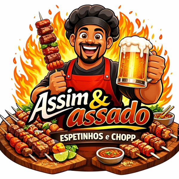 Assim & Assados Espetinhos - logo