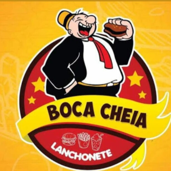 Boca cheia lanchonete - logo