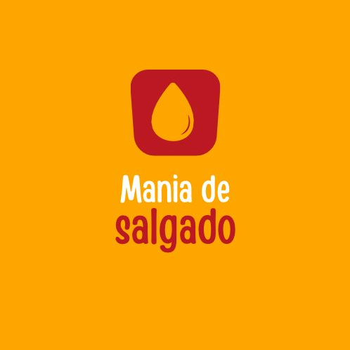 Mania de Salgados  - logo