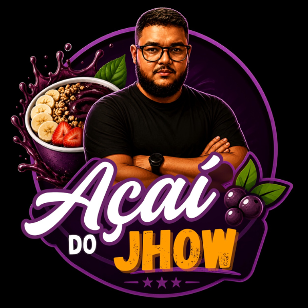 Açaí do Jhow - logo