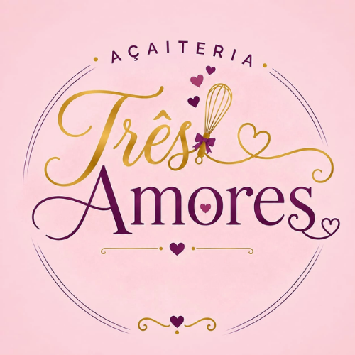 Três Amores Açaí  - logo