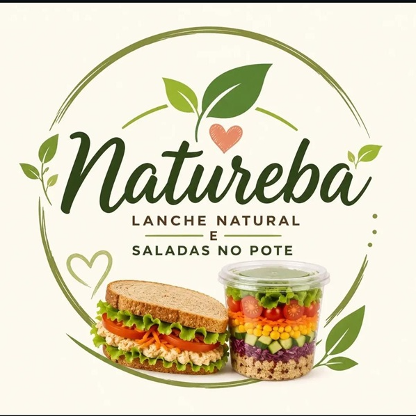 Natureba Saladas e Lanches naturais - logo