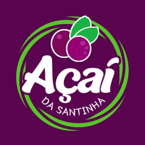 Açaí da Santinha - logo