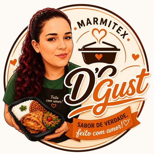 D'Gust Comida Caseira  - logo