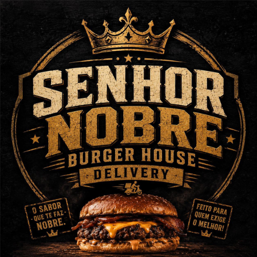 Senhor Nobre Burger House  - logo