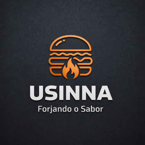 Usinna Burguer - Forjando o Sabor - logo