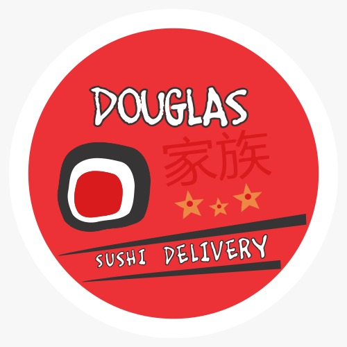 Douglas Sushi  - logo