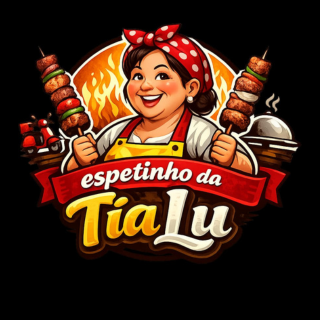 Espetinho da tia Lu - logo