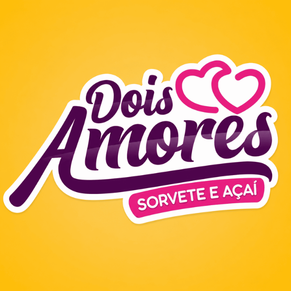 Dois Amores Sorvete e Açaí - logo