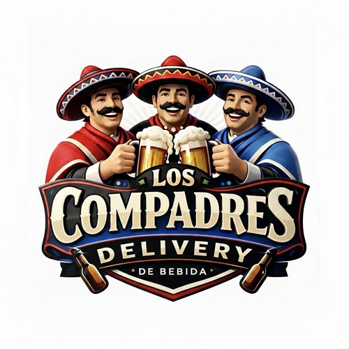 Los Compadres Delivery de bebidas - logo