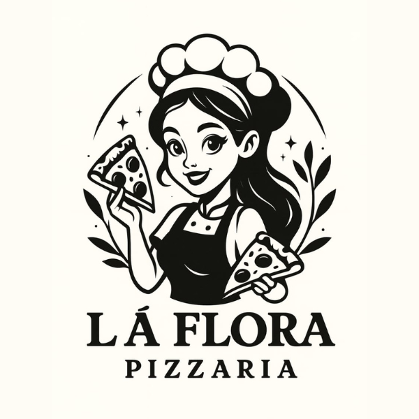 Lá Flora Pizzaria - logo