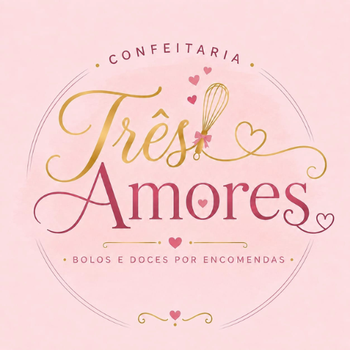 Confeitaria Três Amores - logo