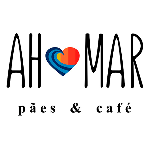 AH MAR PÃES & CAFÉ - logo
