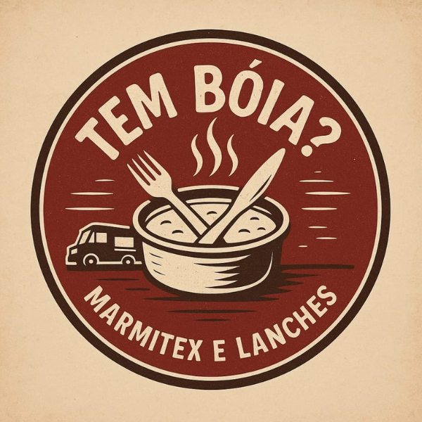 Tem Bóia? Marmitex e Lanches - logo