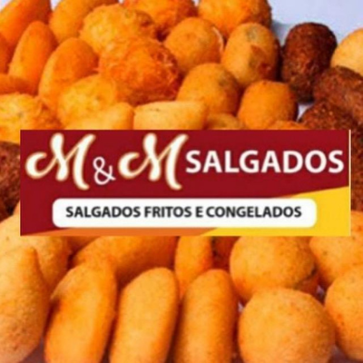 m&m salgados - logo