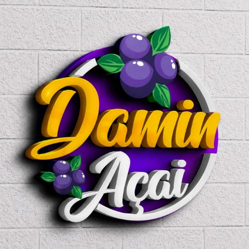 DAMIN AÇAÍ - logo