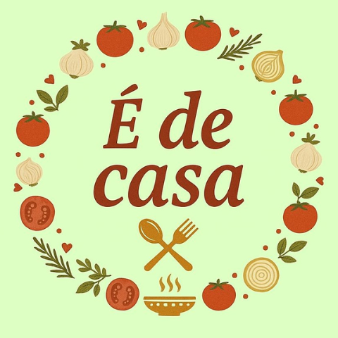 É de Casa! - logo